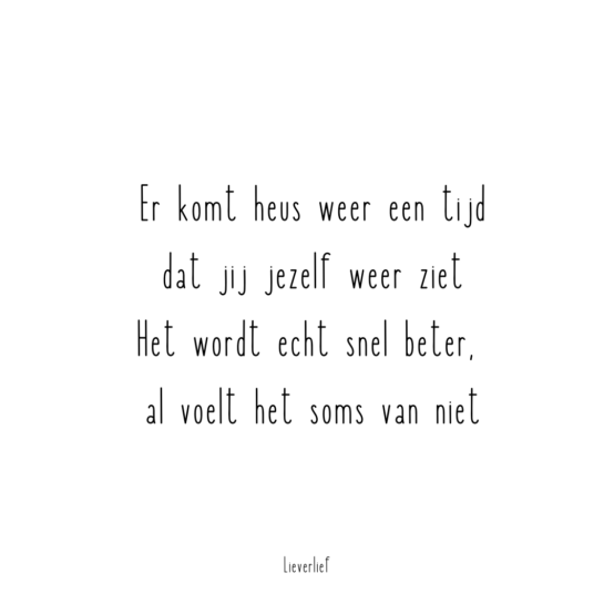 het wordt beter
