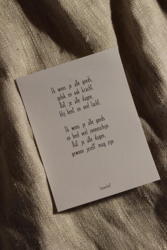 wijnetiket ik wens je alle goeds