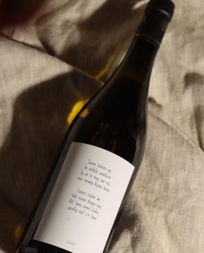 wijnetiket samen beleven we