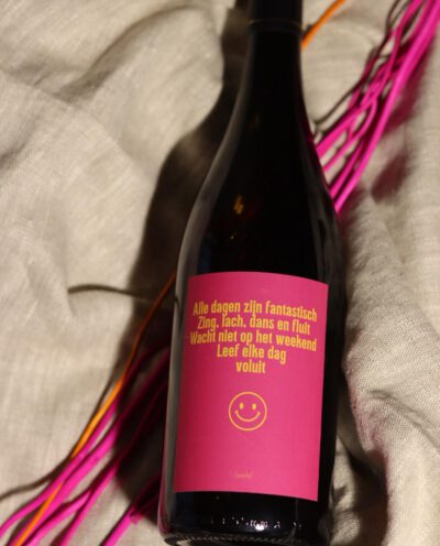 Wijnetiket Alle dagen zijn fantastisch
